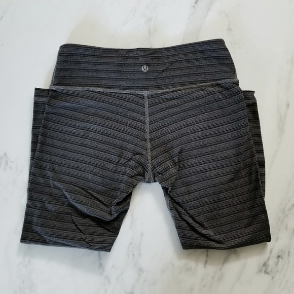 Lululemon Striped Cropped Leggings - Picture 3 of 3